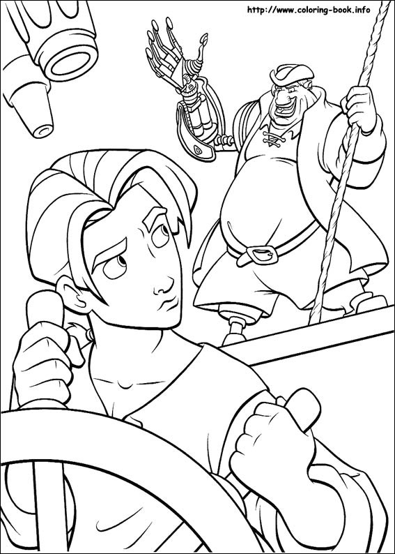 Treasure Planet coloring picture